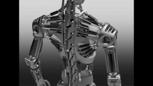 313. Amazing Humanoid Robot Skeleton || Free download 3D models