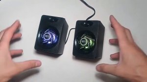 Акустические колонки HAVIT HV-SK706, подсветка, USB, black