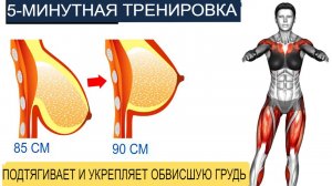 Как укрепить и подтянуть грудь: 5-минутная интенсивная тренировка.