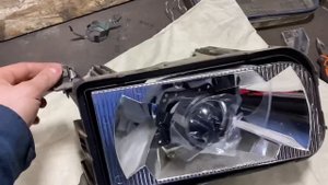 VW PASSAT B3. УСТАНОВКА Bi-led ЛИНЗ. ХИМЧИСТКА САЛОНА.