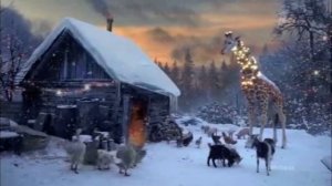 Новогодние заставки (Первого Канала) жираф и гуси 2021-2022