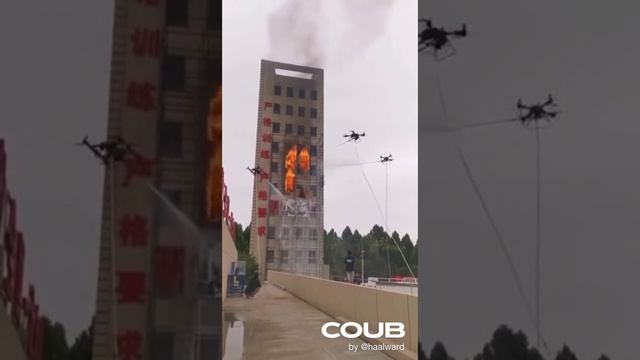 Дроны-пожарные