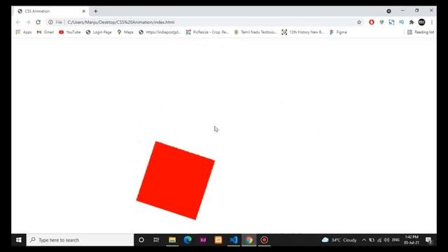 CSS Animation Tutorial For Beginners | Part-4 | Animation-Keyframes-Transition-Duration-Delay |