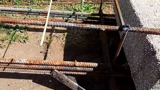 Каркас для ростверка на буронабивных сваях