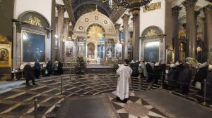 Царские часы и Божественная литургия в Крещенский сочельник