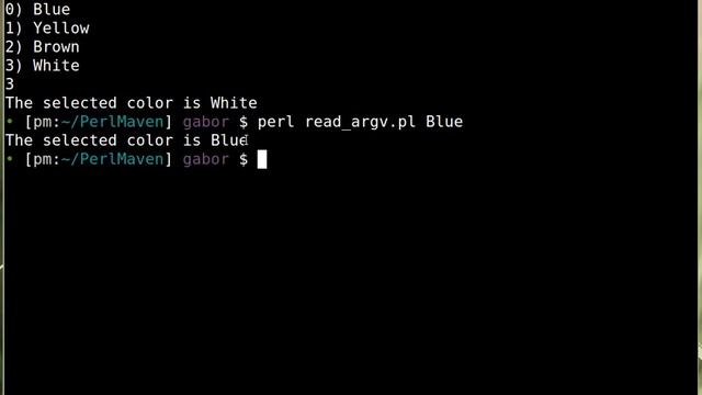 Beginner Perl Maven tutorial 4.12 - Command line parameters (screencast) смотреть онлайн