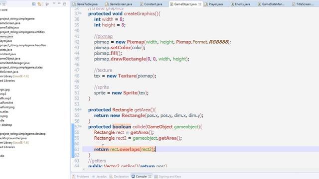 LibGdx Basics - Episode 11: Collision Detection