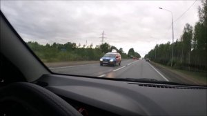Lada Vesta Sw Cross на механике по трассе...