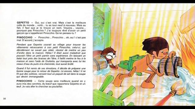 La naissance de Pinocchio (livre disque) d'après les émissions tv de A2 смотреть онлайн