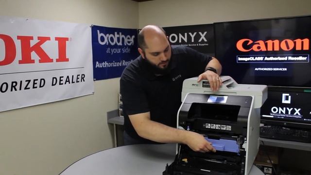 Brother MFC-L8850 | Onyx Imaging | Tulsa Printer Repair | Replace & Reset Belt Unit смотреть онлайн