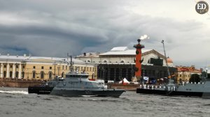 Военно-морской парад кораблей на День ВМФ 2020 в Санкт-Петербурге – генеральная репетиция