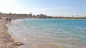 Как выглядит пляж в Sunrise Garden Beach Resort, Hurghada 17.10.21 Египед, обзор готеля.
