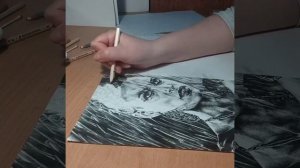 Картина карандашом из фильма Город грехов от patsukevich_art