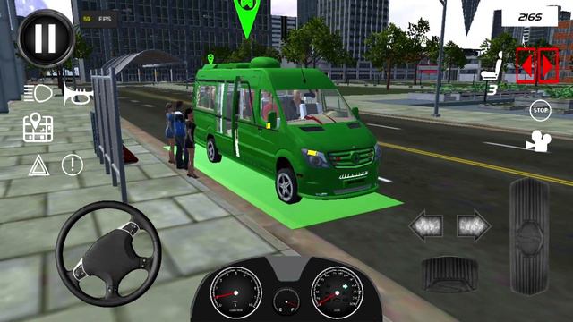Mercedes Sprinter Dolmuş & Minibüs Şoförü 3D || Minibus Simulator City Driving #6 - Android Gamepla смотреть онлайн