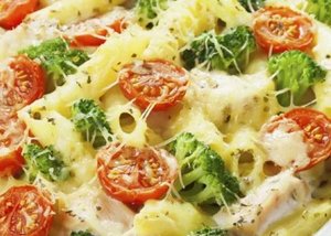 Запеканка из брокколи с сыром и помидорами!!
