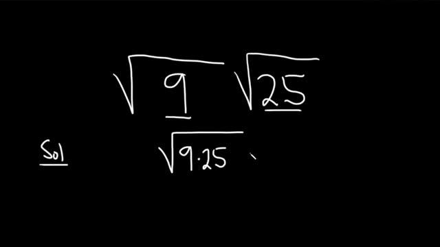 Multiply sqrt(9)*sqrt(25) смотреть онлайн