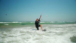 Крым экстремальный! Кайтсёрфинг в Щёлкино.