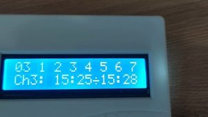 Arduino , таймер на 7 каналов.
