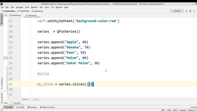 PyQt5 Tutorial - Creating Charts with PyQtChart in PyQt5 смотреть онлайн