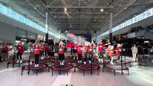 Открытие соревнований по джампинг фитнесу