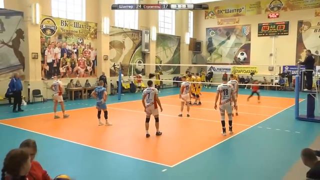 Шахтер Солигорск - Строитель Минск. Волейбол. Чемпионат. За 1-2 места
