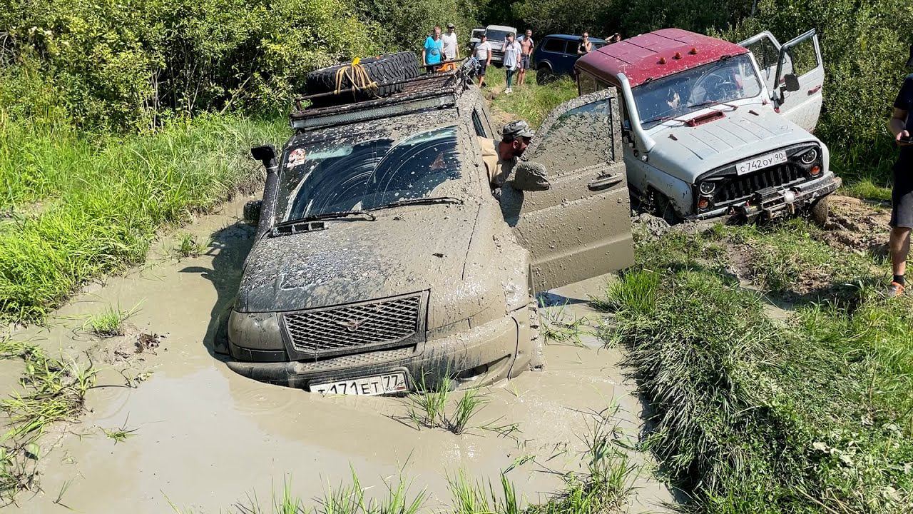 Маршрут который никогда не просыхает! УАЗы, Нива, Mitsubishi L200 и Suzuki Jimny. смотреть онлайн