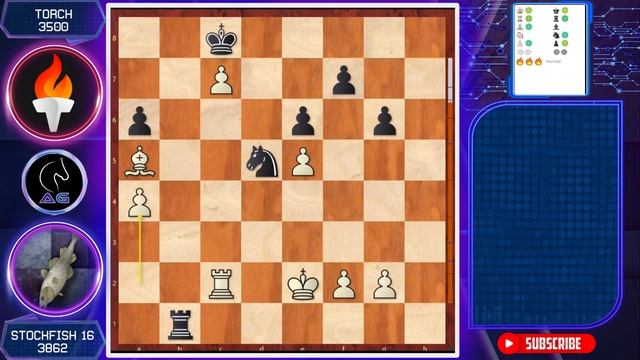 Stockfish 16 OUTPLAYS Torch (Mystery) in a Master Class!! #chess смотреть онлайн