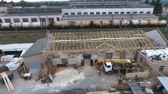Реконструкция кровли производственного здания