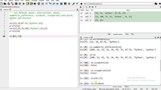 #PythonInTamil #24 | #PythonSetMethods #Fozenset #PythonProgrammingInTamil