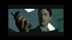 Сцена с телефоном из матрицы