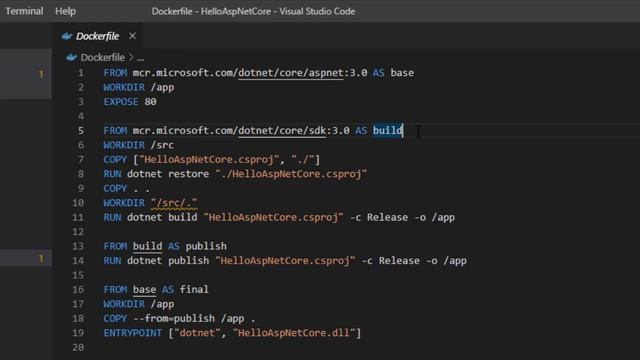 Containerizing an ASP.NET Core 3.0 Web API смотреть онлайн