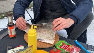 ТОЛСТОЛОБ В ОГНЕ | РЫБА НА МАНГАЛЕ