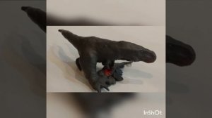 Я вернулся! Новая самоделка из пластилина! Тиранозавр.