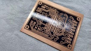 ЛУТ, плата с паяльной маской в домашних условиях.