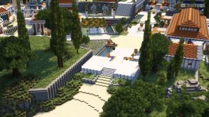 Minecraft Timelapse | Ancient Greek City - Delos | Survival World Map Download