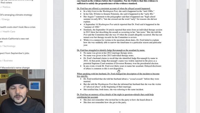 Claims Against Kavanaugh Are WORSE Than "He Said, She Said" смотреть онлайн