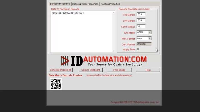 How to Create #GS1-DataMatrix #2DBarcodes using the Barcode Image Generator