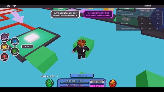 Первый раз играю в Roblox! Знакомство с паркуром смотреть онлайн