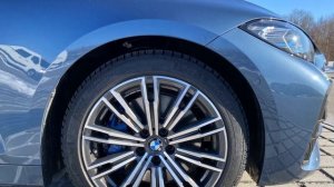 2021 BMW G22 430i in Arctic Race Blue metallic
