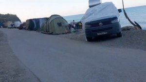 Бесплатный автокемпинг в Краснодарском крае в Новомихайловской