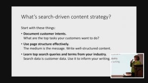 Good SEO = Good Content Strategy - Carolyn Gronlund Lightning Talk