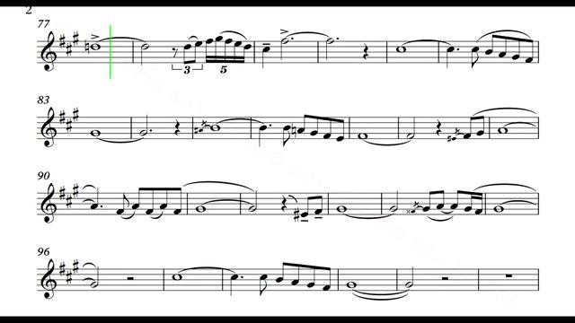 Libertango (I Ve Seen That Face) - Partitura Sax Alto (Eb) смотреть онлайн