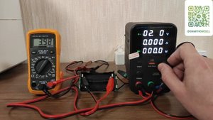 Mini UPS на 2 Li iOn аккумулятора 18650 - часть 2, наглядный тест на защиту от глубокого разряда