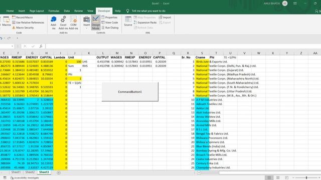 Video 3 DEA Excel using Macros Visual Basic Application VBA смотреть онлайн