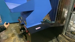 Дробилка XFS-300, измельчение ПВХ труб