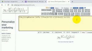 Memanfaatkan Codecogs - Untuk mengetikkan soal model matematika