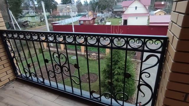 Кованый балкон (ограждение) смотреть онлайн