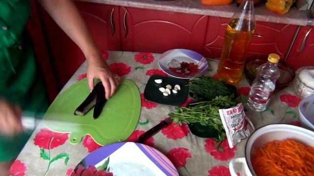 Баклажаны по корейски