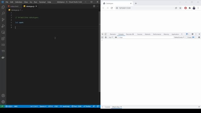 Datatypes in JavaScript | 30 days of JavaScript