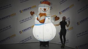 Световая фигура _ ⛄НАДУВНОЙ СНЕГОВИК⛄ _ ЛУЧШЕЕ💥 Новогоднее оформление нового года